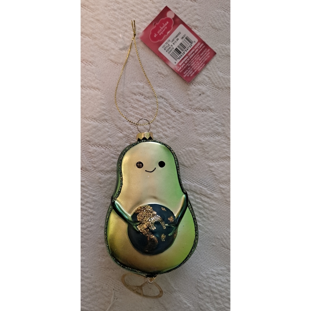 St. Nicholas Square Avocado Ornament